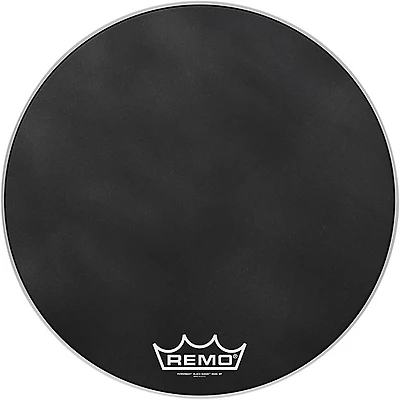 Remo Powermax Black Suede Crimplock Bass Drum Head