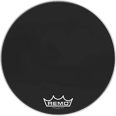 Remo Powermax 2 Ebony Crimplock Bass Drum Head