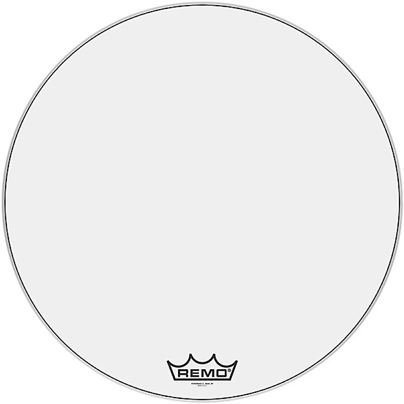 Remo Powermax 2 Ultra White Crimplock Bass Drum Head