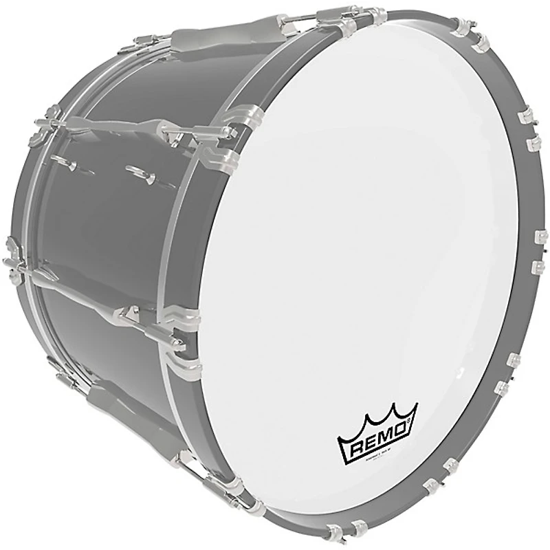 Remo Powermax 2 Ultra White Crimplock Bass Drum Head