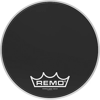 Remo Powermax Ebony Crimplock Bass Drum Head