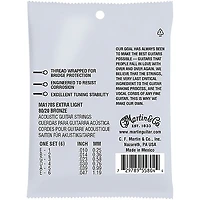 Martin MA170S Marquis 80/20 Bronze Extra-Light Authentic Acoustic Silked Guitar Strings