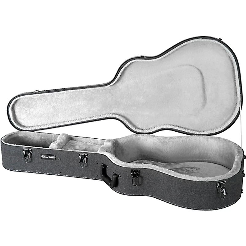 Road Runner RRBTWA Boulevard Series Black Tweed Acoustic Dreadnought Wood Case Black Tweed