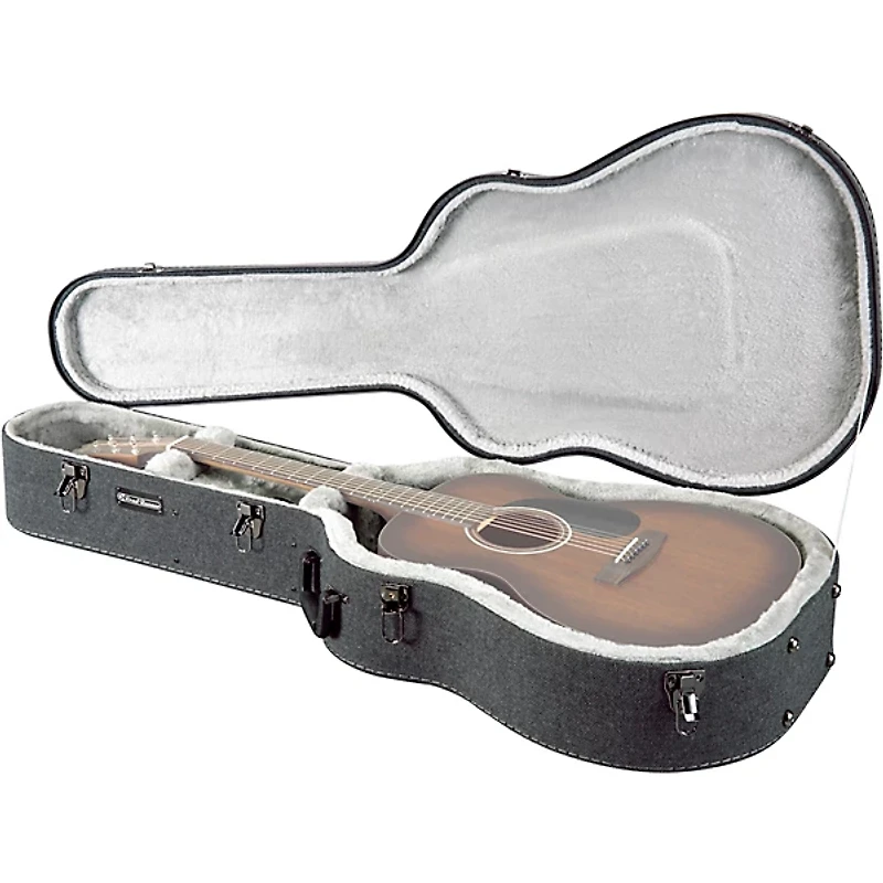 Road Runner RRBTWA Boulevard Series Black Tweed Acoustic Dreadnought Wood Case Black Tweed