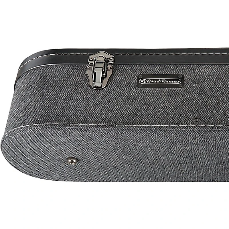 Road Runner RRBTWA Boulevard Series Black Tweed Acoustic Dreadnought Wood Case Black Tweed