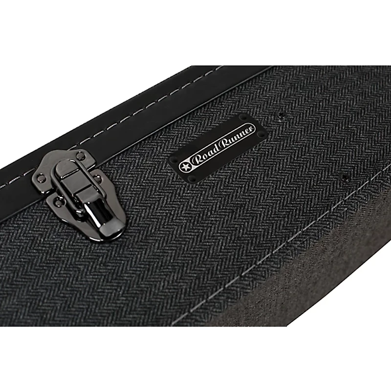 Road Runner RRBTWA Boulevard Series Black Tweed Acoustic Dreadnought Wood Case Black Tweed