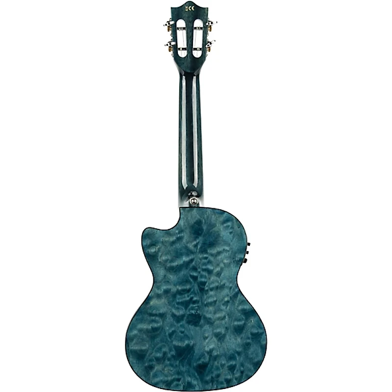 Lanikai QM-CET Quilted Maple Tenor with Kula PreampAcoustic Electric Ukulele
