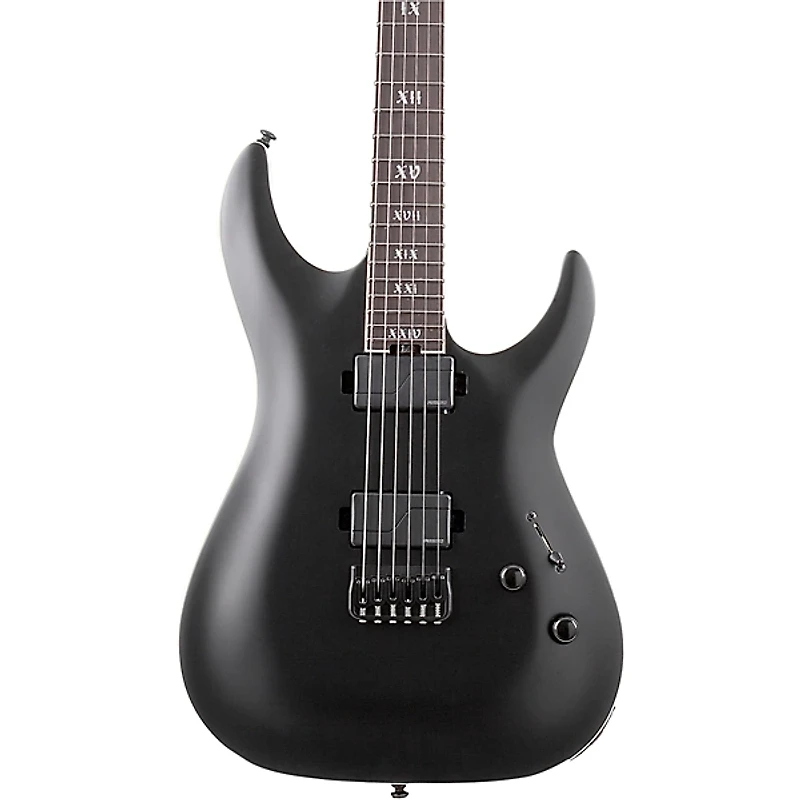 Schecter Guitar Research C-1 SLS Elite Evil Twin Electric Guitar Satin Black