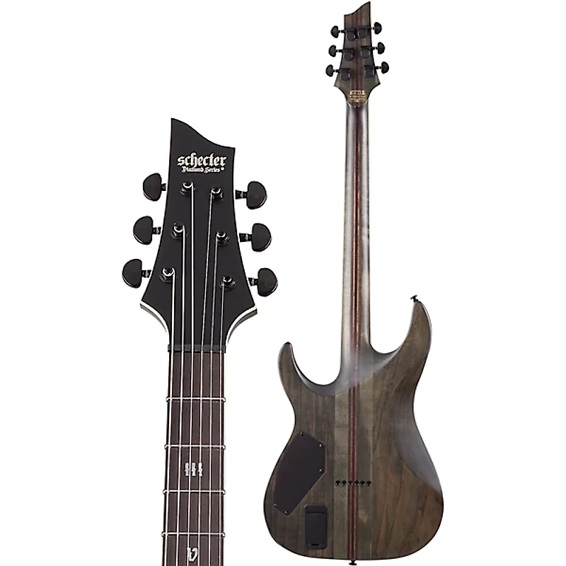 Schecter Guitar Research C-1 SLS Elite Evil Twin Electric Guitar Satin Black