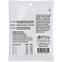 Martin MA550T Lifespan 2.0 Phosphor Bronze Medium Authentic Acoustic Guitar Strings