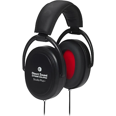 Direct Sound Studio Plus+ Premium Isolation Studio Headphones in Jet Black