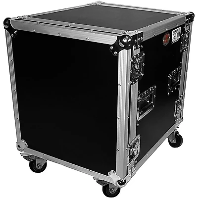 ProX 12U Space Amp Rack Mount ATA Flight Case 19" Depth w Casters
