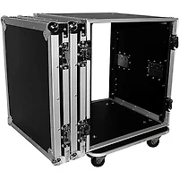 ProX 12U Space Amp Rack Mount ATA Flight Case 19" Depth w Casters