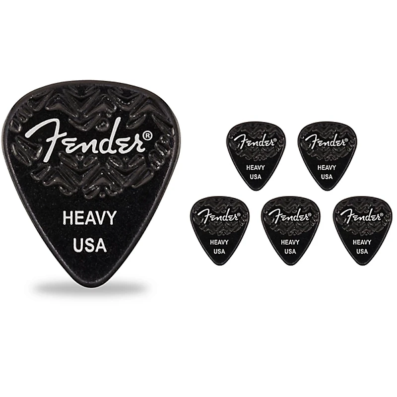 Fender 351 Shape Wavelength Celluloid Guitar Picks (6-Pack
