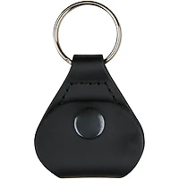 Fender Leather Pick Holder Keychain Black