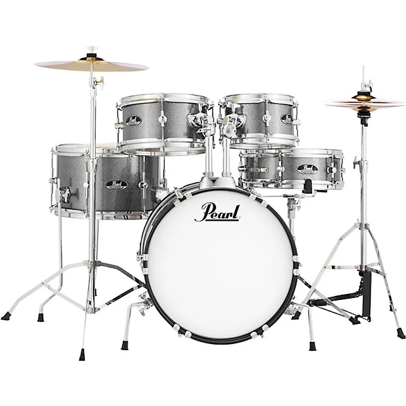 Pearl Roadshow Jr. Drum Set With Hardware and Cymbals