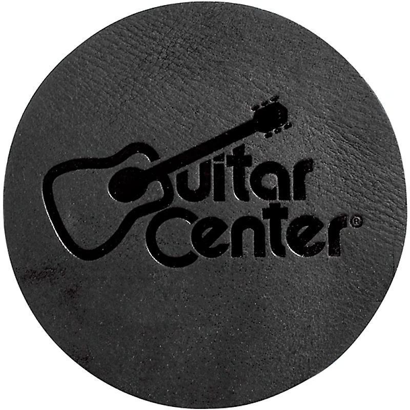 Guitar Center Leather Coaster 4 Pack - Black