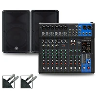 Yamaha MG12XUK Mixer with Yamaha DBR Speakers