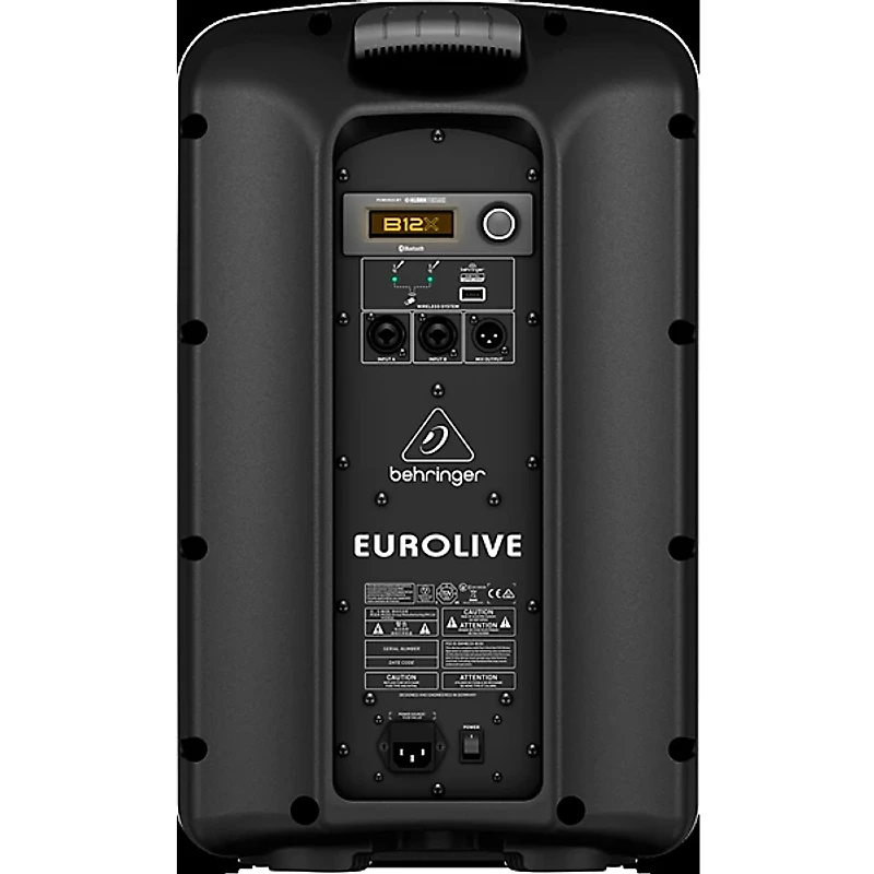 Yamaha MG12XUK Mixer with Behringer Eurolive BX Speakers 12" Mains