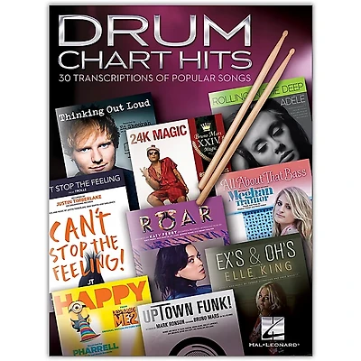 Hal Leonard Drum Chart Hits - 30 Transcriptions of Popular Songs
