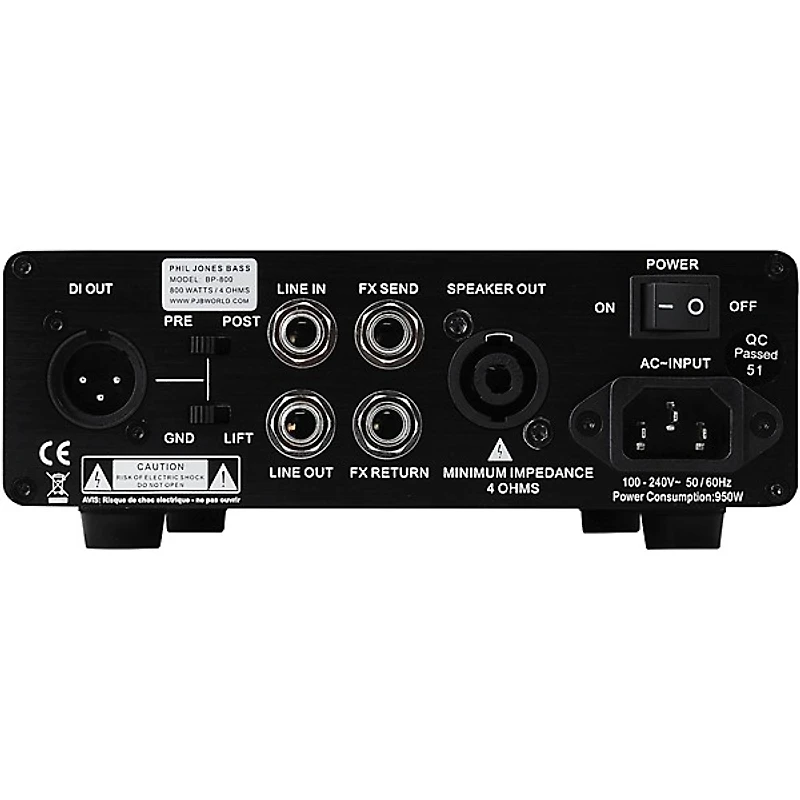 Phil Jones Bass BP-800 800W Bass Amp Head