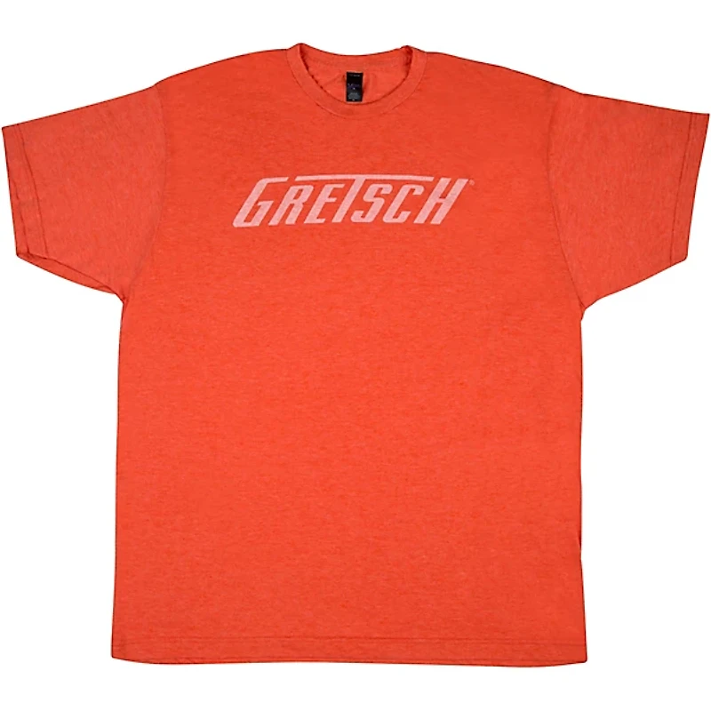 Gretsch Logo Heather Orange T-Shirt