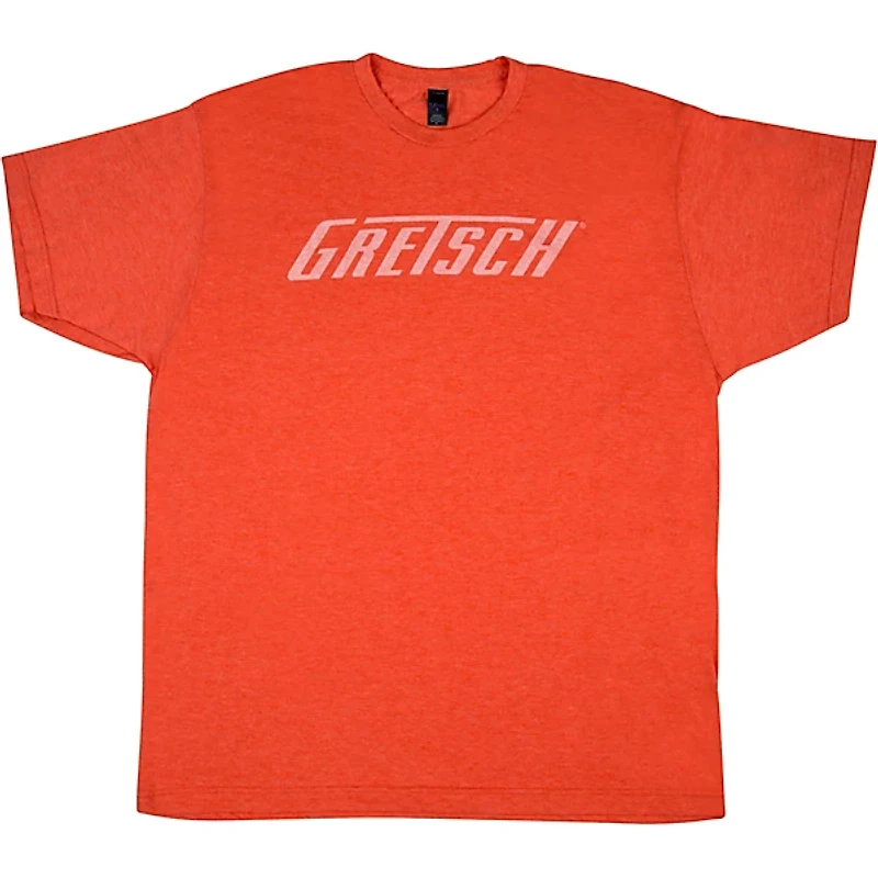 Gretsch Logo Heather Orange T-Shirt