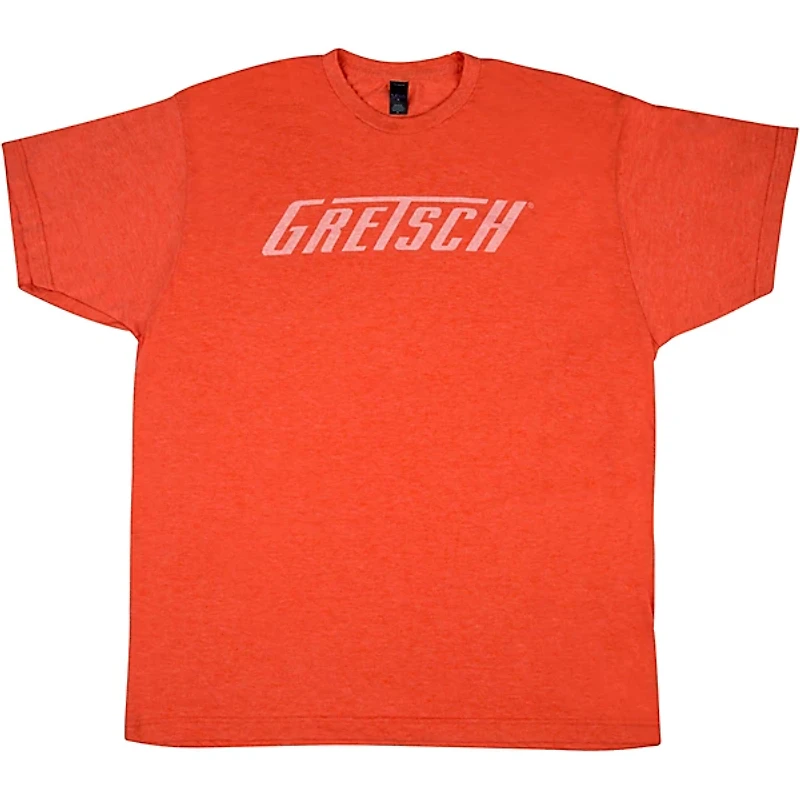 Gretsch Logo Heather Orange T-Shirt