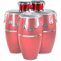 Gon Bops Roberto Quintero Signature Bongos 7 and 8.5 in. Red Sparkle