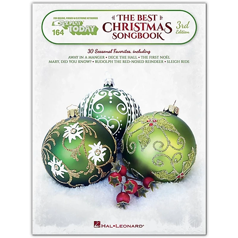 Hal Leonard The Best Christmas Songbook - 3rd Edition E-Z Play Today Volume 164