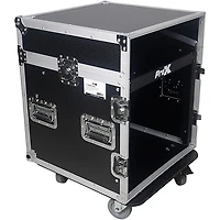 ProX 10U Rack x 10U Top Mixer DJ Combo Flight Case