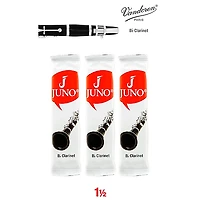 Vandoren JUNO Bb Clarinet, 3 Reed Card