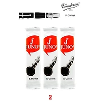 Vandoren JUNO Bb Clarinet, 3 Reed Card