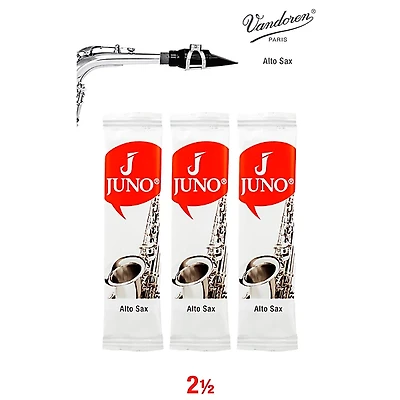 Vandoren JUNO Alto Sax, 3 Reed Card