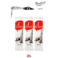 Vandoren JUNO Alto Sax, 3 Reed Card