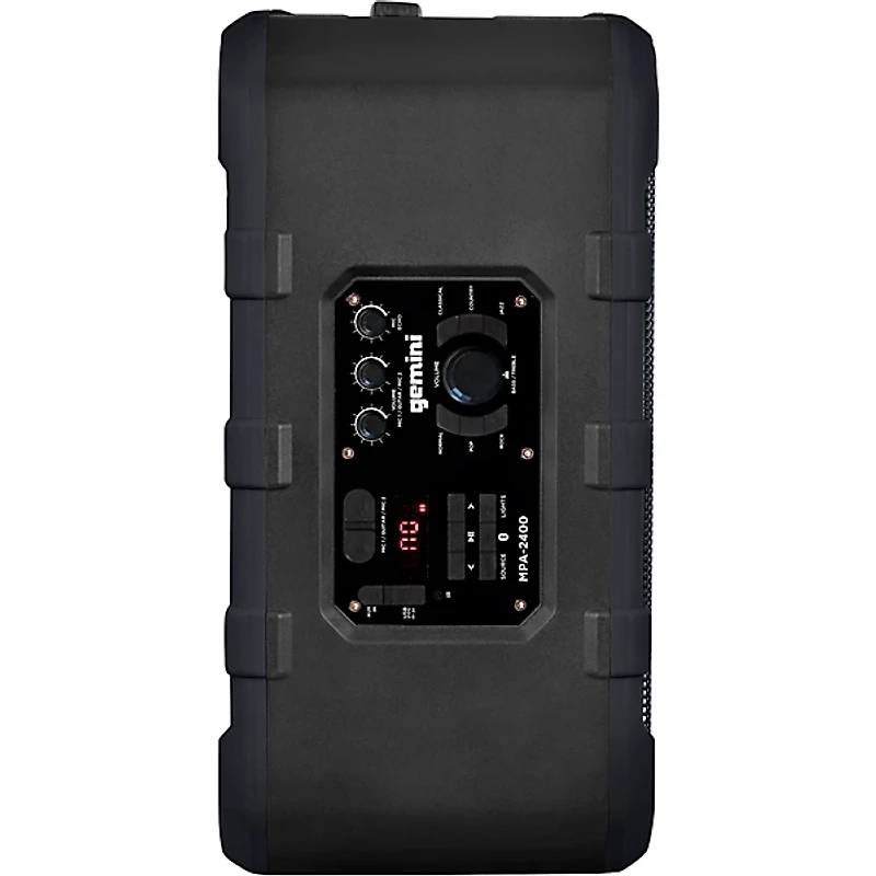 Gemini MPA-2400 10" Wireless Active Portable Bluetooth Speaker With Trolley