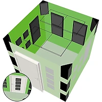 Ultimate Acoustics UA-WPB-12 Acoustic Foam Absorption Panels - 12"x12"x2" Bevel 24-Pack