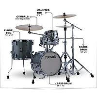 SONOR AQ2 Martini Maple 4-Piece Shell Pack
