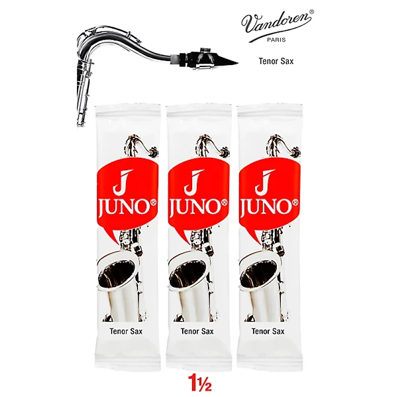 Vandoren JUNO Tenor Sax, 3-Reed Card