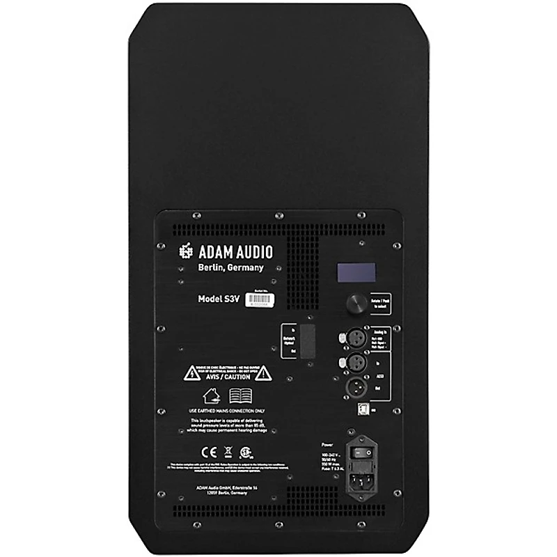 ADAM Audio S3V 3-Way Midfield Studio Monitor With 9" Woofer