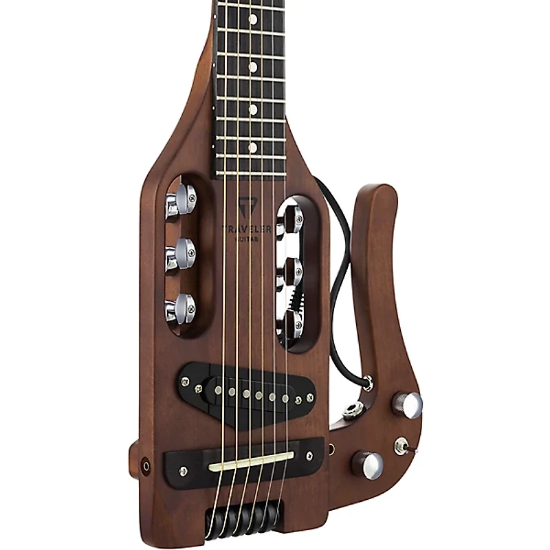 Traveler Guitar Pro-Series Hybrid Acoustic-Electric Guitar Antique Brown