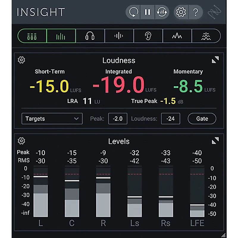iZotope Insight 2 Metering and Audio Analysis Plug-in