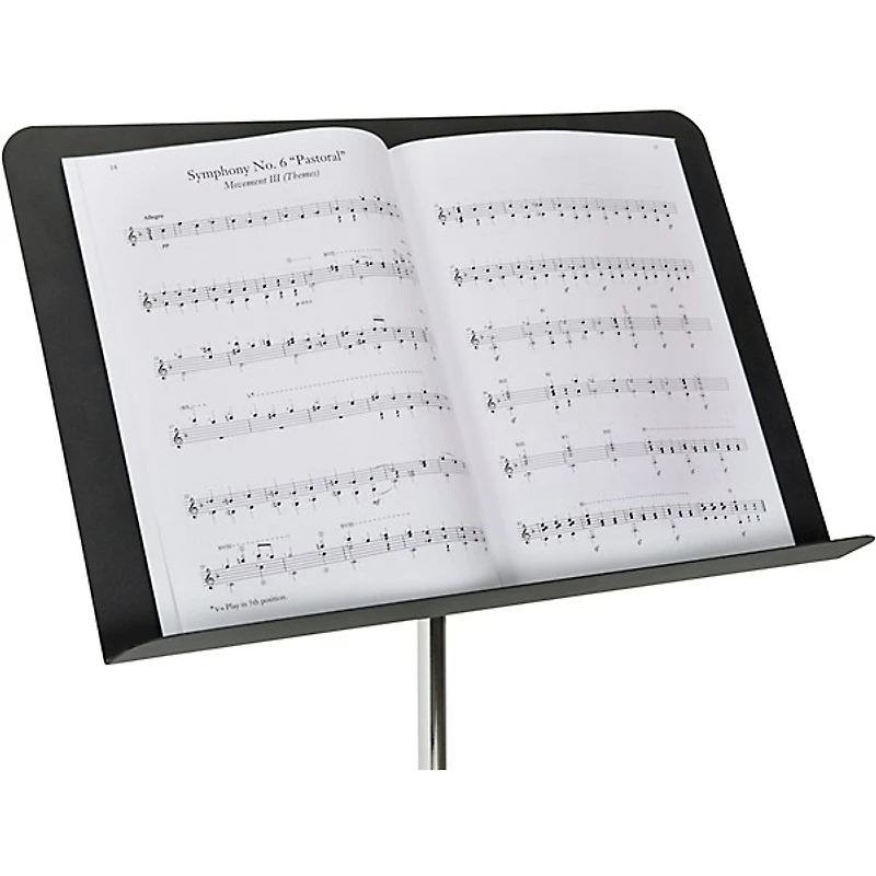 Proline 6-Pack Professional Orchestral Music Stand With Manhasset Storage Cart (Holds 25)