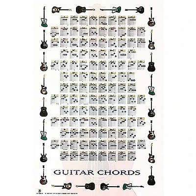 Trends International Guitar Chords 2 Poster