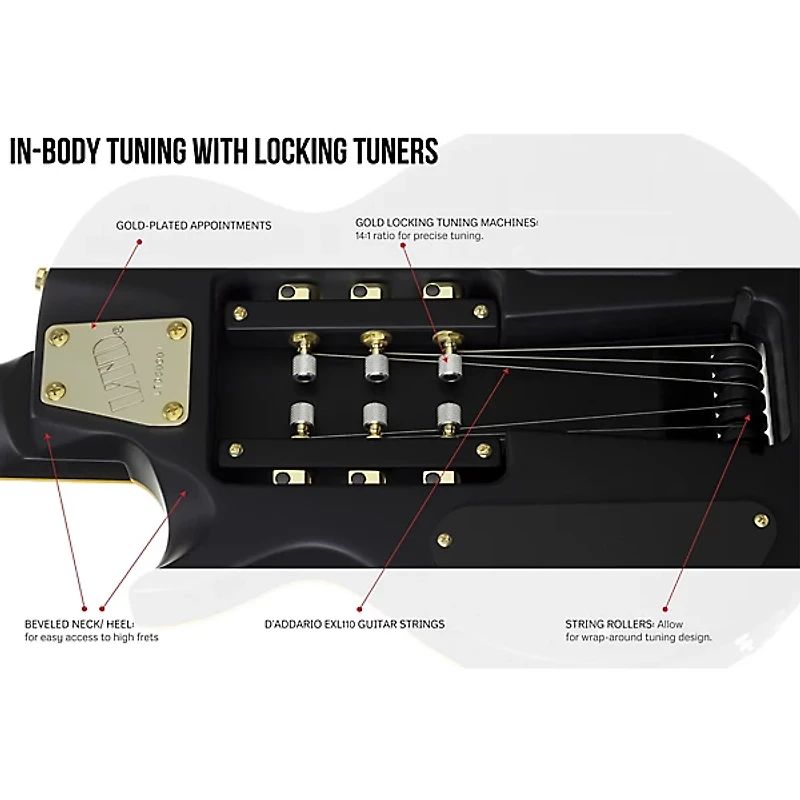 Traveler Guitar LTD EC-1 Electric Guitar Matte Black