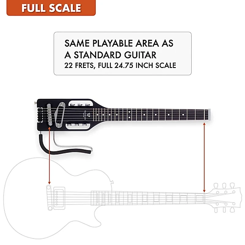 Traveler Guitar Ultra-Light Electric Travel Guitar -