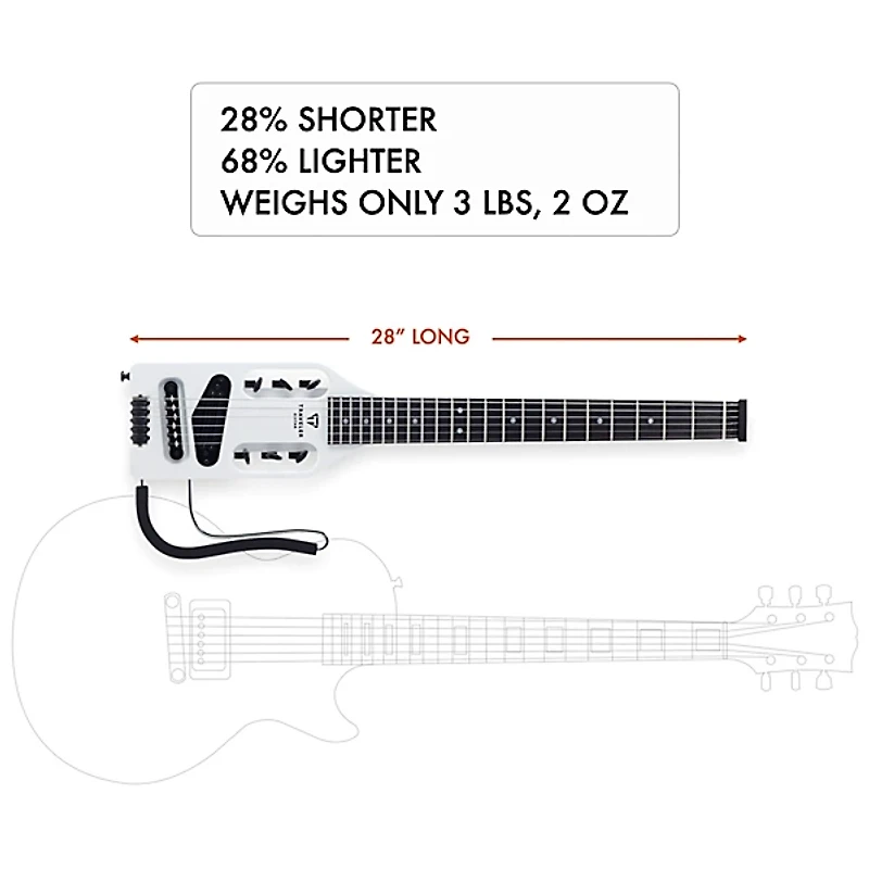 Traveler Guitar Ultra-Light Electric Travel Guitar -