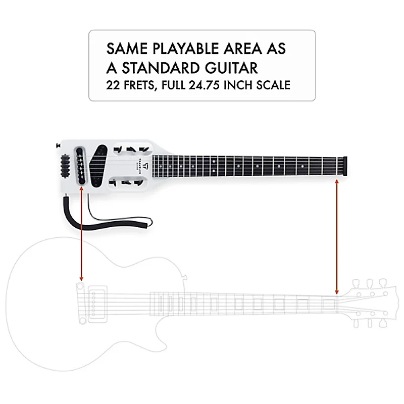 Traveler Guitar Ultra-Light Electric Travel Guitar -