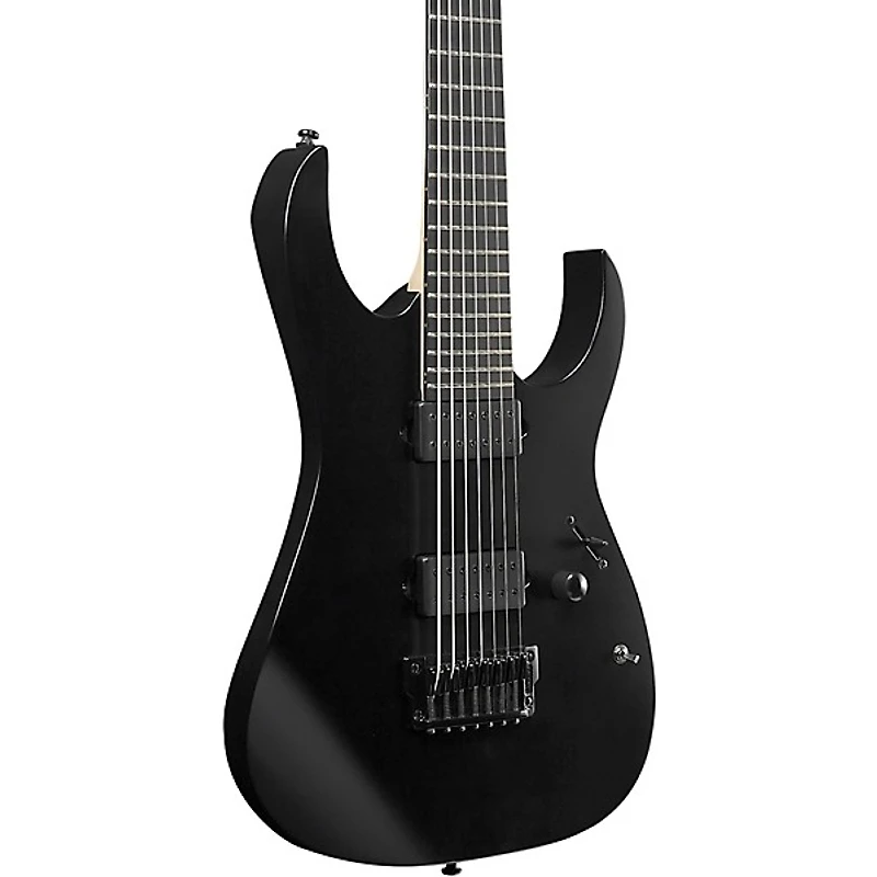 Ibanez RGIXL7 Iron Label 7-String Electric Guitar Black