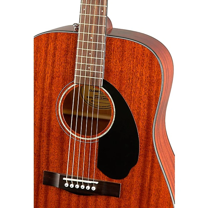 Fender CD-60S All-Mahogany Dreadnought Acoustic Guitar - Natural